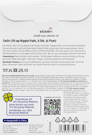 Satin Lift-up Nippelpads Touch of Summer, 8 St
