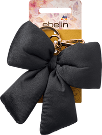 Sleutelhanger strik, zwart, 1 stuk