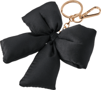 Sleutelhanger strik, zwart, 1 stuk