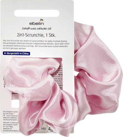 Scrunchie 2-in-1 met opbergfunctie Stay wild, Kind, 1 st.