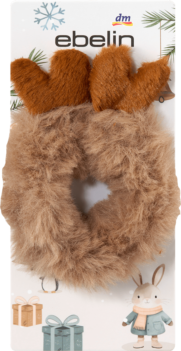 ebelin Scrunchie mit Geweih, 1 St