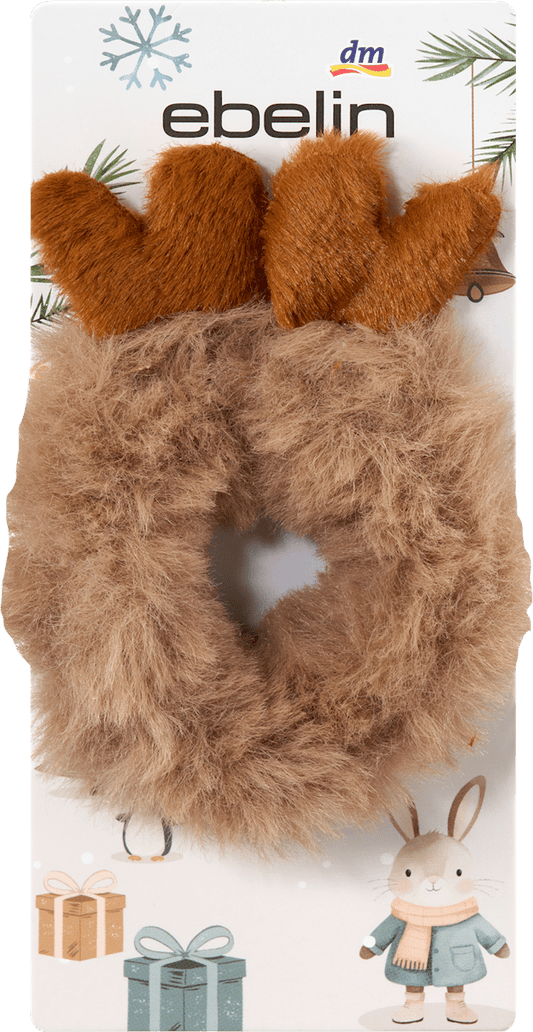 ebelin Scrunchie mit Geweih, 1 St