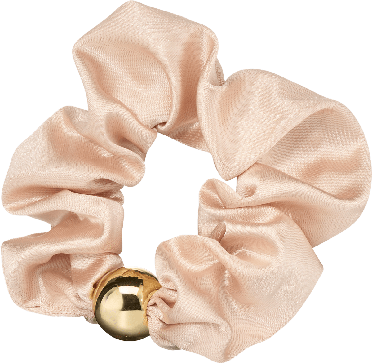 ebelin Scrunchie mit goldener Perle, 1 St