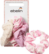 ebelin Scrunchies creme/rosa, 3 St