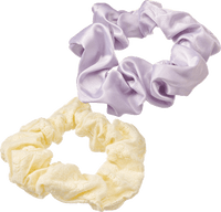 ebelin Scrunchies gelb/flieder, 2 St