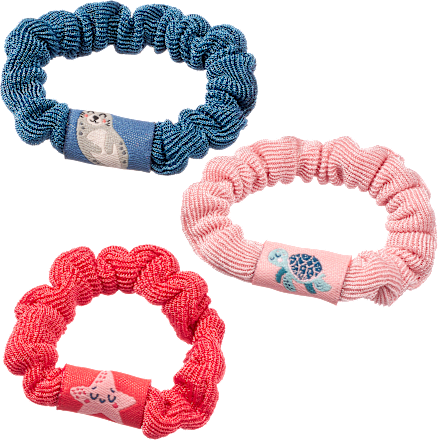 ebelin Scrunchies Meerestiere, 3 St