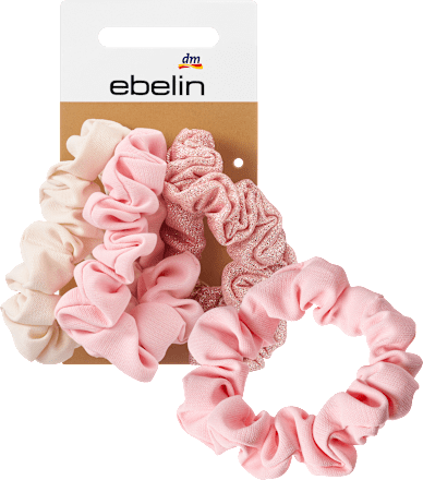 Scrunchies roze, 3 stuks