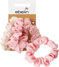 Scrunchies roze, 3 stuks