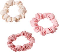 Scrunchies roze, 3 stuks
