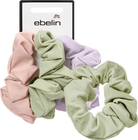 Scrunchies Sport aus Bikini-Stoff, flieder/rosa/grün, 3 St