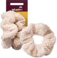 Scrunchies Teddy & Kord, Creme, 2 St ebelin