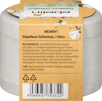 Seifendose stapelbar, Reisegröße, 1 St
