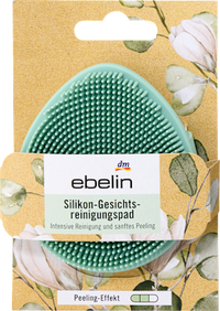 ebelin Silikon- Gesichtsreinigungspad, 1 St