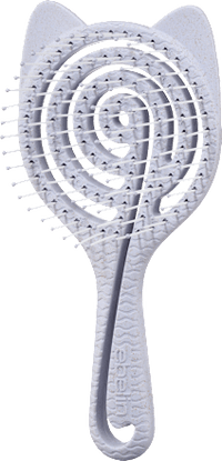 Spiraalvormige ontklitborstel met kattenoren, 1 stuk