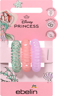 Spiralhaargummi-Set inspiriert von Disney's Arielle, 3 St ebelin