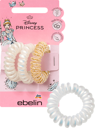 Spiralhaargummi-Set inspiriert von Disney's Cinderella, 3 St ebelin