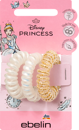 Spiralhaargummi-Set inspiriert von Disney's Cinderella, 3 St ebelin