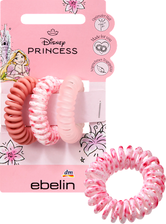 Spiraalvormige haarelastiekjesset geïnspireerd op Disney's Rapunzel, 3 stuks