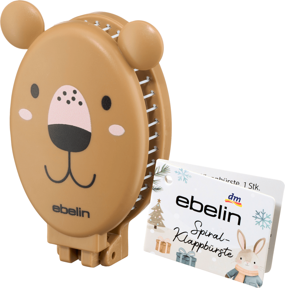 ebelin Spiralklappbürste Bär, 1 St