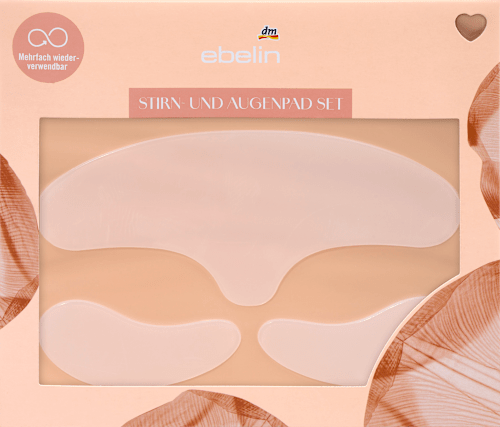 Voorhoofd- en oogpads 3 stuks. Glowingskin, 3 stuks.