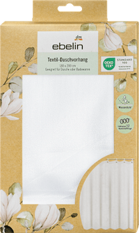 ebelin Textil-Duschvorhang, 1 St