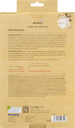 ebelin Textil-Duschvorhang, 1 St