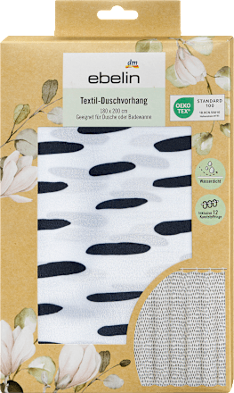 ebelin Textil-Duschvorhang, 1 St