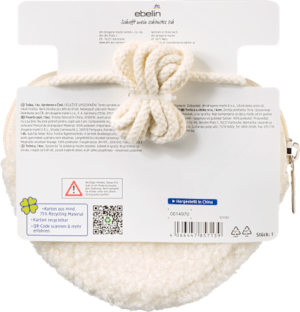 Schoudertas met hart, 1 stuk