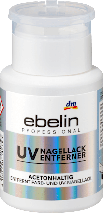 UV Nagellackentferner Acetonhaltig, 125 ml