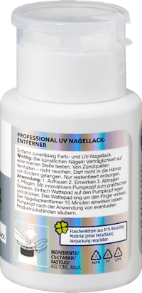 UV-nagellakremover met aceton, 125 ml