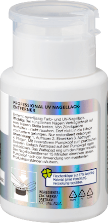 UV Nagellackentferner Acetonhaltig, 125 ml