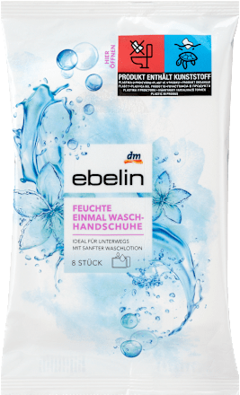 Waschhandschuhe Einmal feucht, 8 St