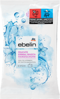 Waschhandschuhe Einmal feucht, 8 St