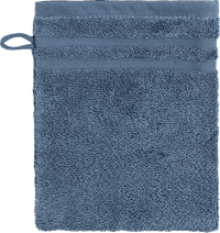 Waschlappen aus Frottee blau, GOTS-zertifiziert, 1 St
