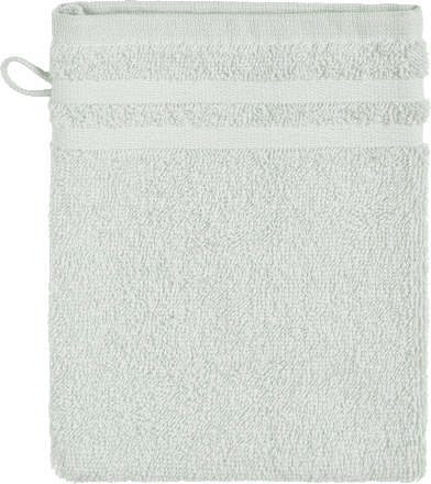 Waschlappen aus Frottee salbeigrün, GOTS-zertifiziert, 1 St