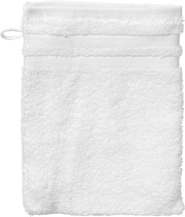 Witte badstof washand, 100% biologisch katoen, GOTS-gecertificeerd, 1 stuk