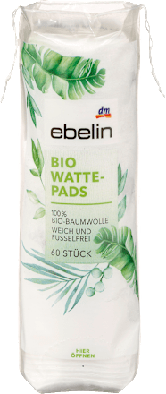 Wattepads Bio GOTS-zertifiziert, 60 St