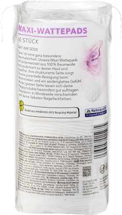 Wattepads Maxi mit Seide, 60 St