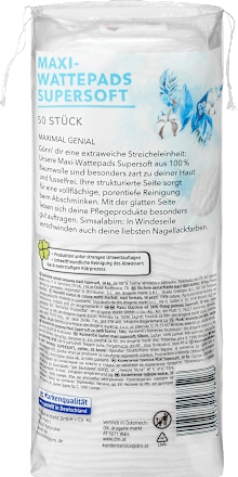 Wattepads Maxi supersoft, 50 St