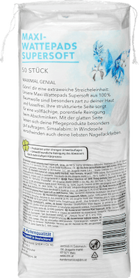 Wattepads Maxi supersoft, 50 St