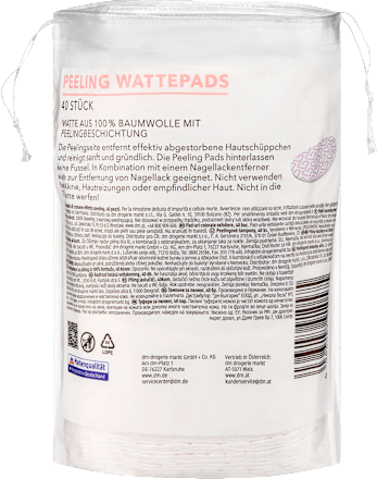 Wattepads Peeling Herzen, 40 St