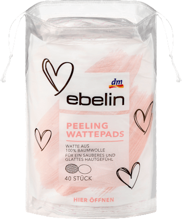 Wattepads Peeling Herzen, 40 St
