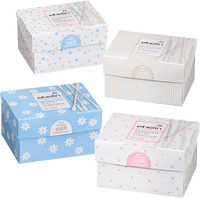 Wattestäbchen mit bedruckten Papierschäften Motiv-Box, 300 St