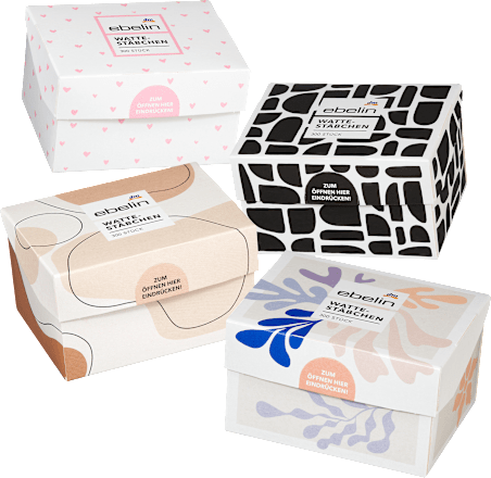Wattestäbchen Motiv-Box, 300 St