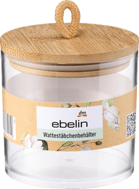 Wattestäbchenbehälter transparent, 1 St
