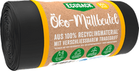 Eco-afvalzakken 35 l met draagbeugel, 20 stuks