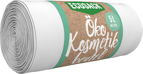 Eco vuilniszakken 5 l voor cosmetica-emmers, 40 stuks