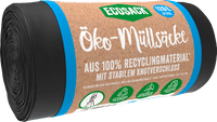 Stevige eco-tas 120 l met knoopsluiting, 24 stuks