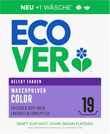 Colorwaschmittel Pulver, 19 Wl