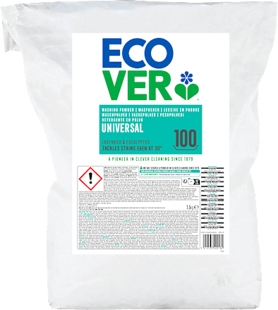 Vollwaschmittel Pulver Lavendel & Eukalyptus, 100 Wl ECOVER